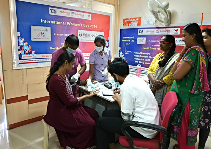 basic screening camp at union bank