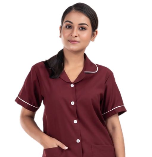 Nurse with brown dress