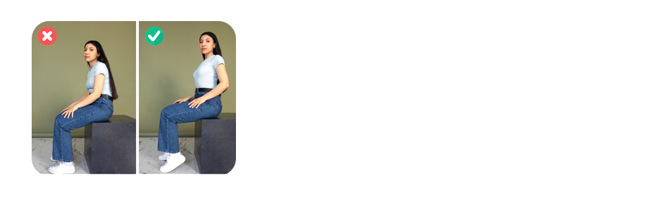 maintain the ideal sitting posture