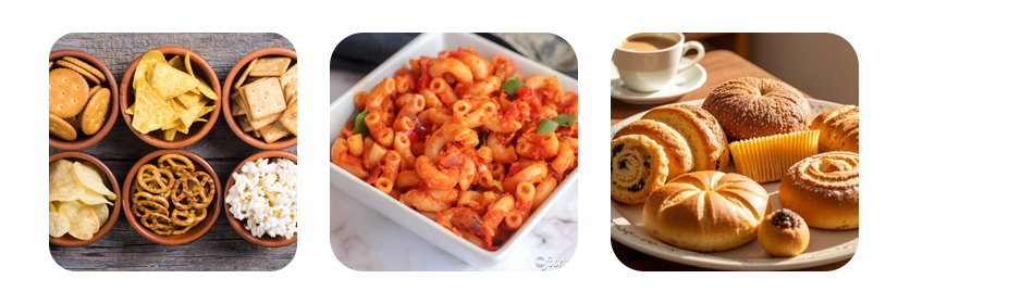 starchy foods without enough water