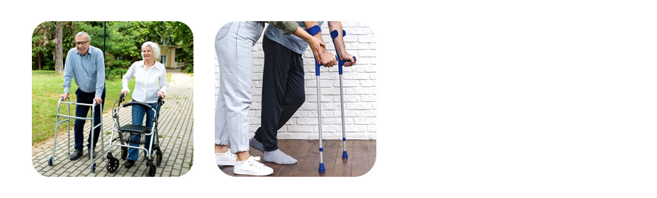 using walking support incorrectly